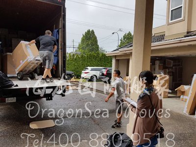 海运东西到美国