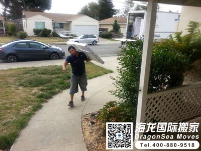 洛杉矶搬家回国