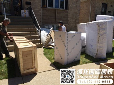 温哥华海运家具回大陆