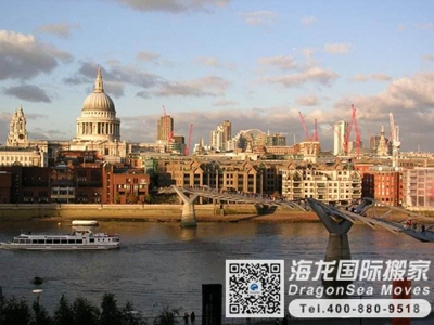 英国海运家具到内地