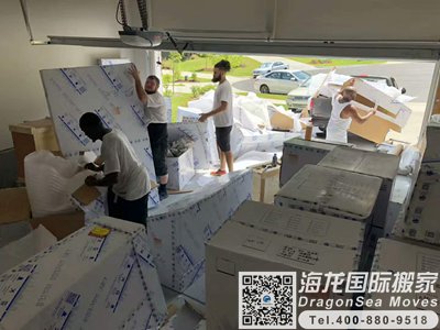 上海市国际跨国搬家到美国