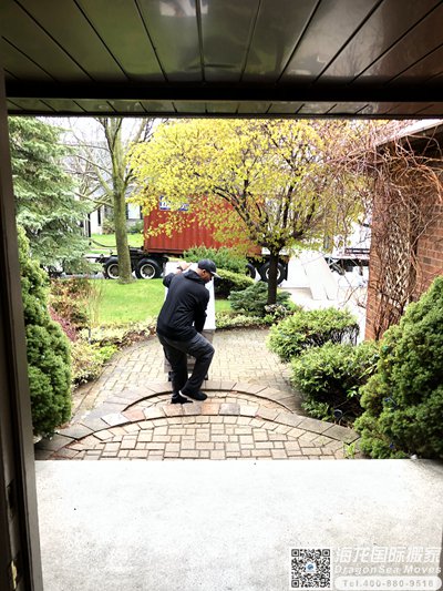 青岛搬家到蒙特利尔