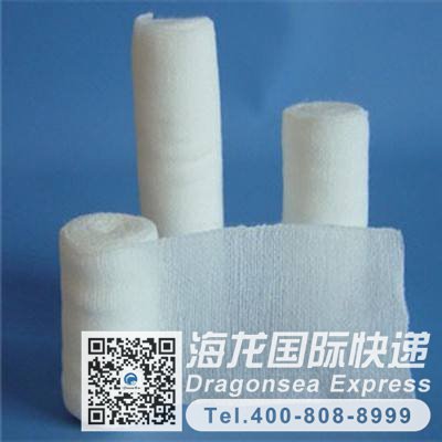 寄医用纱布去中国台湾