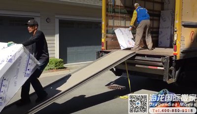 海运门到门搬家到美国