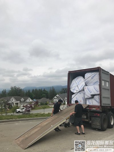 海运门到门搬家到加拿大